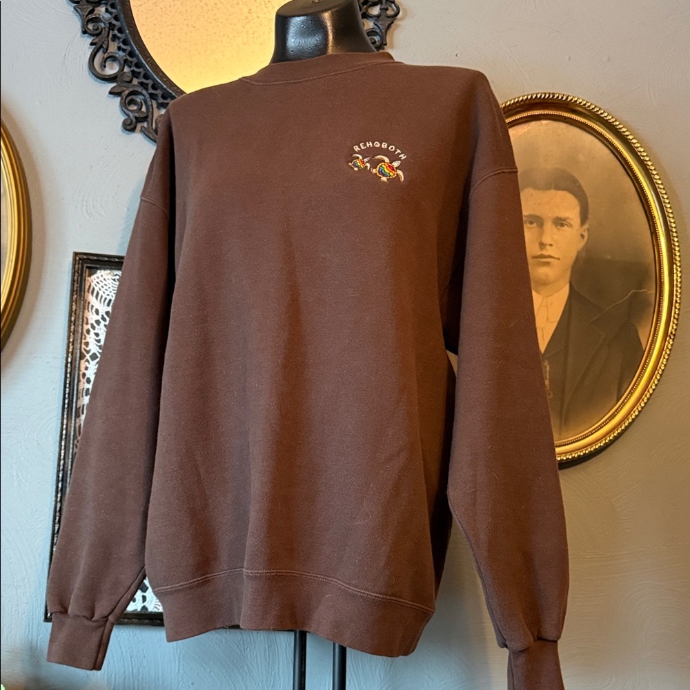 Lee Chocolate Brown 90s Crewneck Sweater